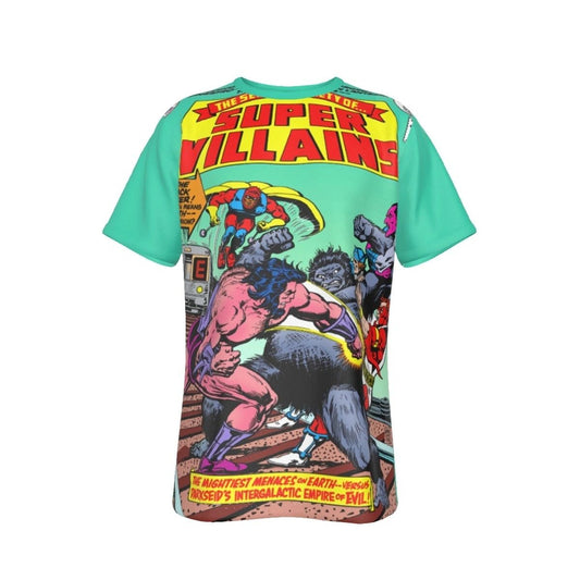 SECRET SOCIETY OF SUPER VILLAINS 4 ALL OVER PRINT SHIRT AND TANK