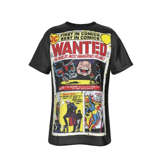 WANTED DC VILLAINS 3 ALL OVER PRINT SHIRT AND TANK