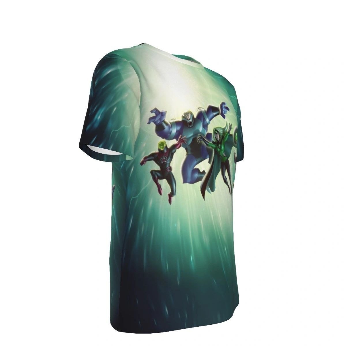 FATAL FIVE ANIMATED CELL ALL OVER PRINT SHIRT AND TANK