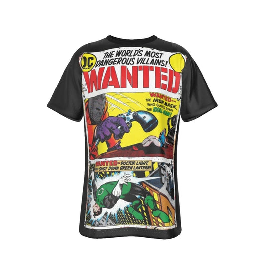 WANTED DC VILLAINS 5 ALL OVER PRINT SHIRT AND TANK