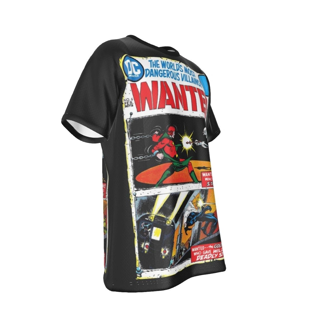 WANTED DC VILLAINS 6 ALL OVER PRINT SHIRT AND TANK