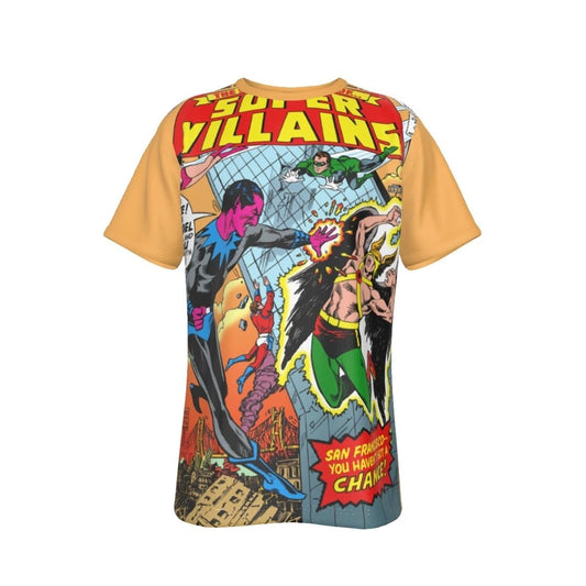 SECRET SOCIETY OF SUPER VILLAINS 5 ALL OVER PRINT SHIRT AND TANK