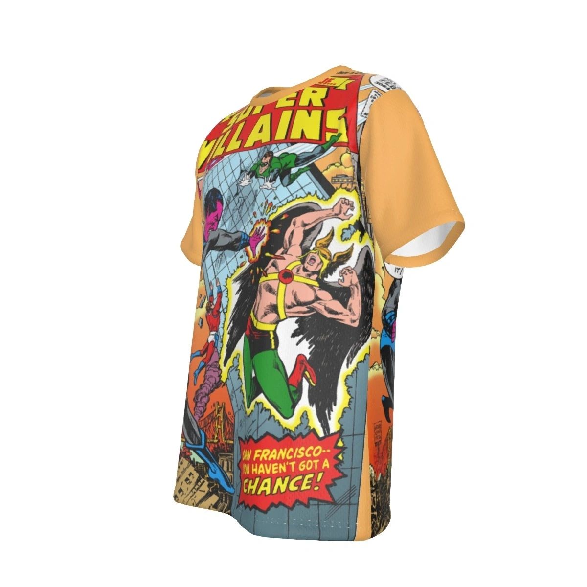 SECRET SOCIETY OF SUPER VILLAINS 5 ALL OVER PRINT SHIRT AND TANK