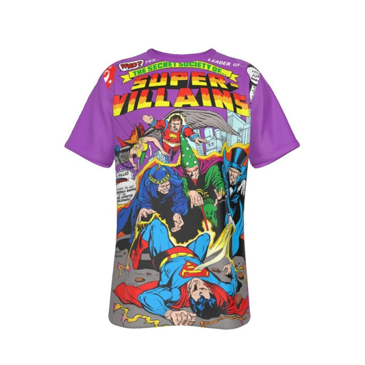 SECRET SOCIETY OF SUPER VILLAINS 7 ALL OVER PRINT SHIRT AND TANK