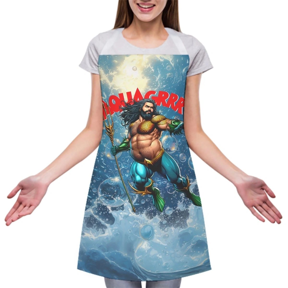 AQUA-GRRR APRON -OF THE SUPERGRRRRs SERIES