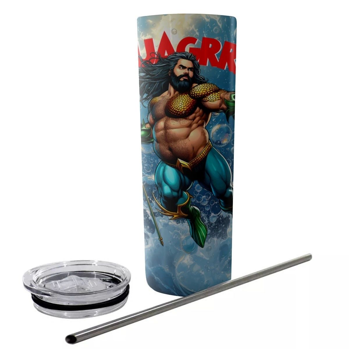 AQUA-GRRR STAINLESS STEEL TUMBLER