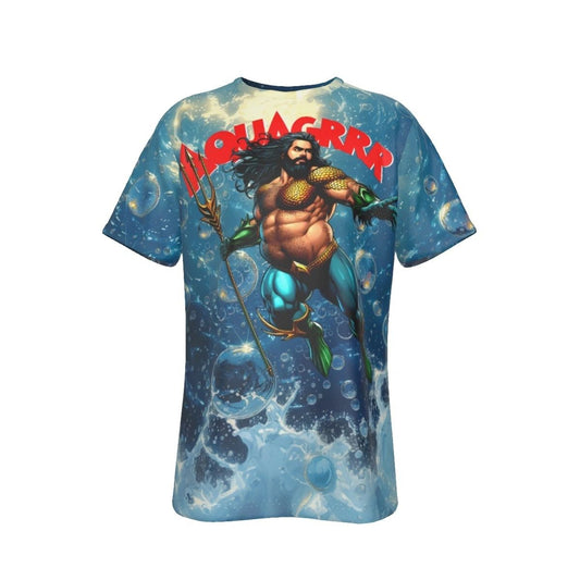 AQUA-GRRR ALL OVER PRINT SHIRT AND TANK -OF THE SUPERGRRRS SERIES