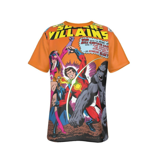 SECRET SOCIETY OF SUPER VILLAINS 10 ALL OVER PRINT SHIRT AND TANK