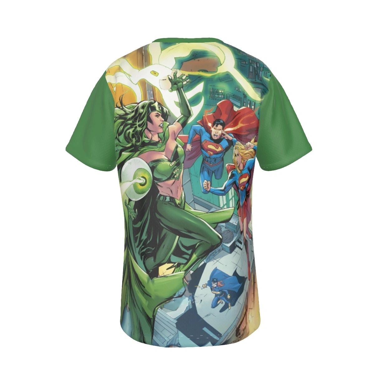 EMERALD EMPRESS VS SUPERGIRL ALL OVER PRINT SHIRT AND TANK - SUPERGIRL V7 8