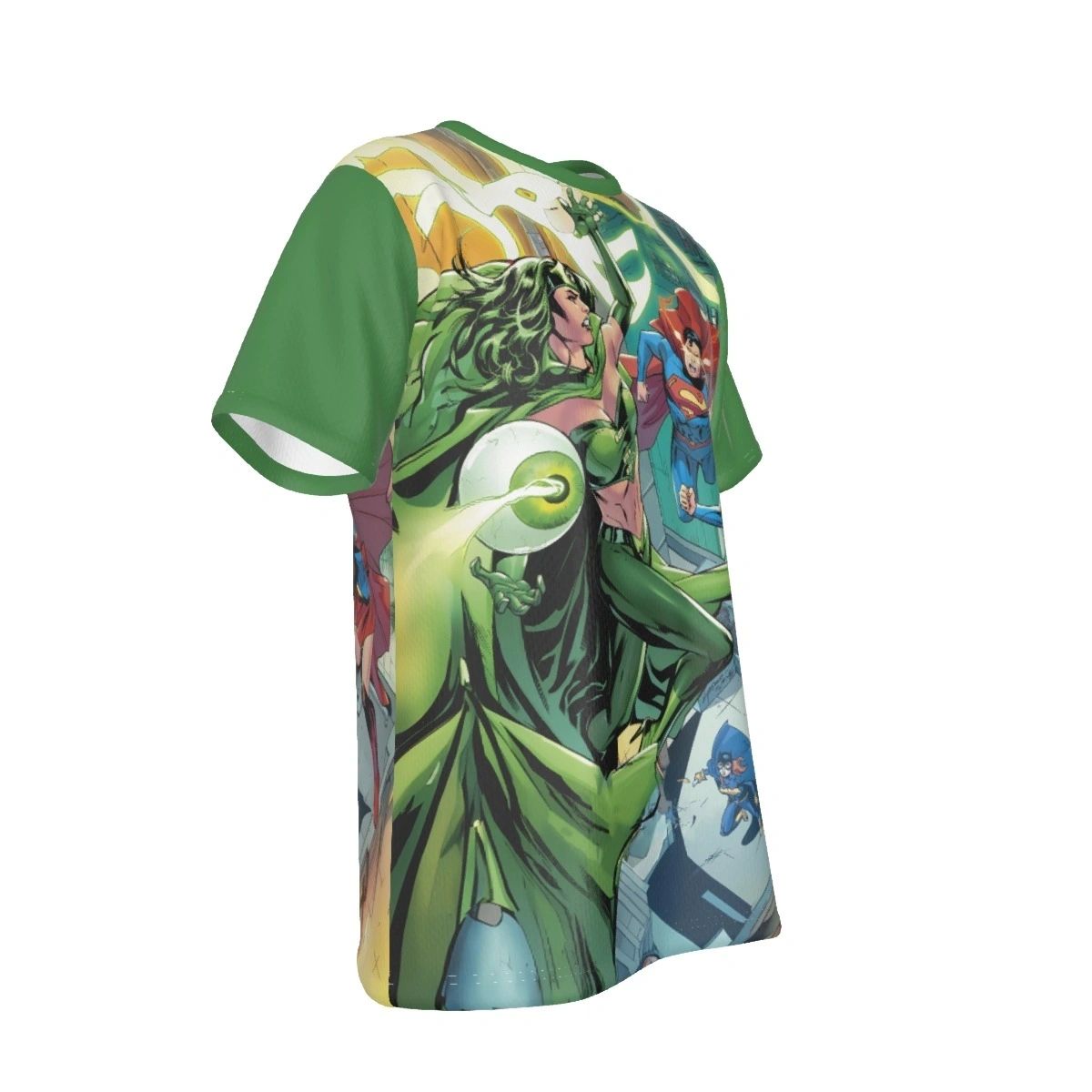 EMERALD EMPRESS VS SUPERGIRL ALL OVER PRINT SHIRT AND TANK - SUPERGIRL V7 8