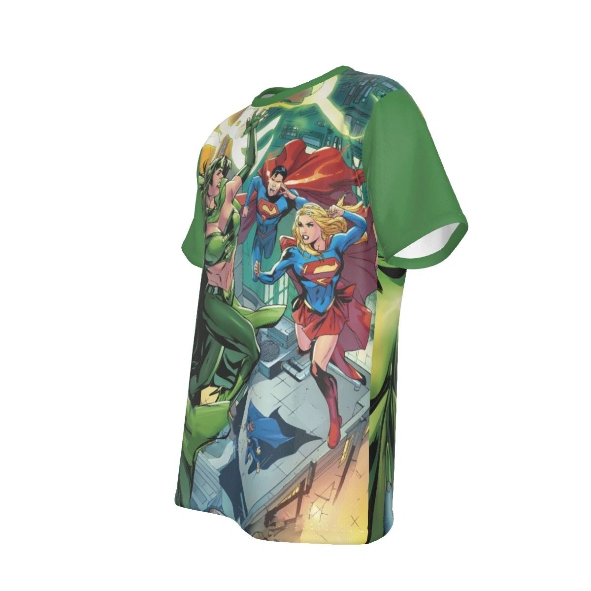 EMERALD EMPRESS VS SUPERGIRL ALL OVER PRINT SHIRT AND TANK - SUPERGIRL V7 8
