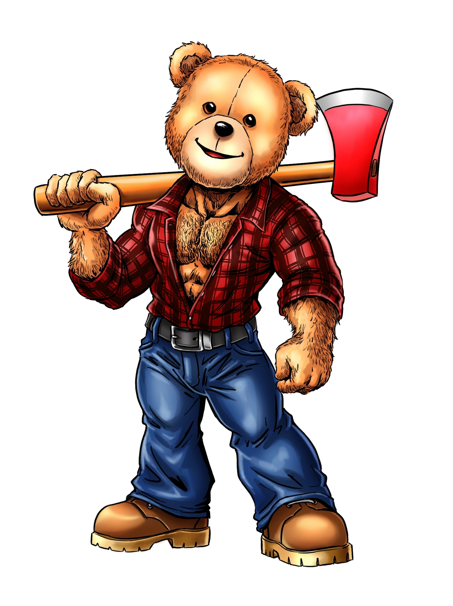 Lumber Jack Eddi Bear Shirt