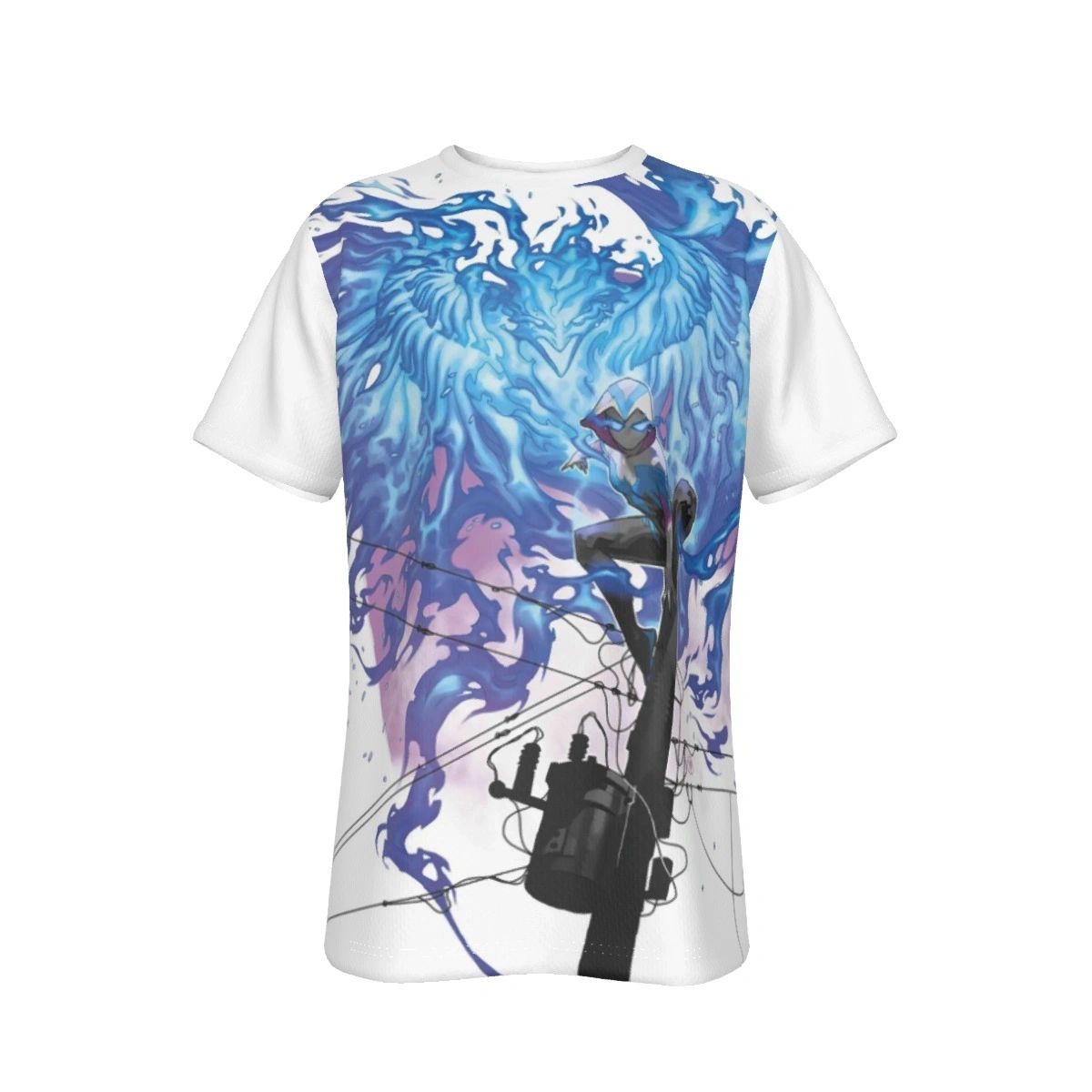 PHOENIX FORCE SPIDER GWEN ALL OVER PRINT SHIRT AND TANK - SECRET SALE