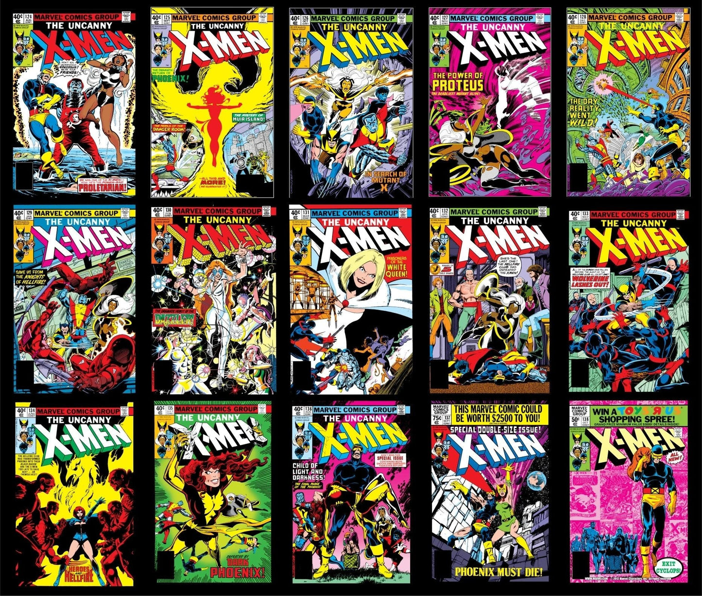 XMEN VOLUME 1 COVERS (YOUR CHOICE)