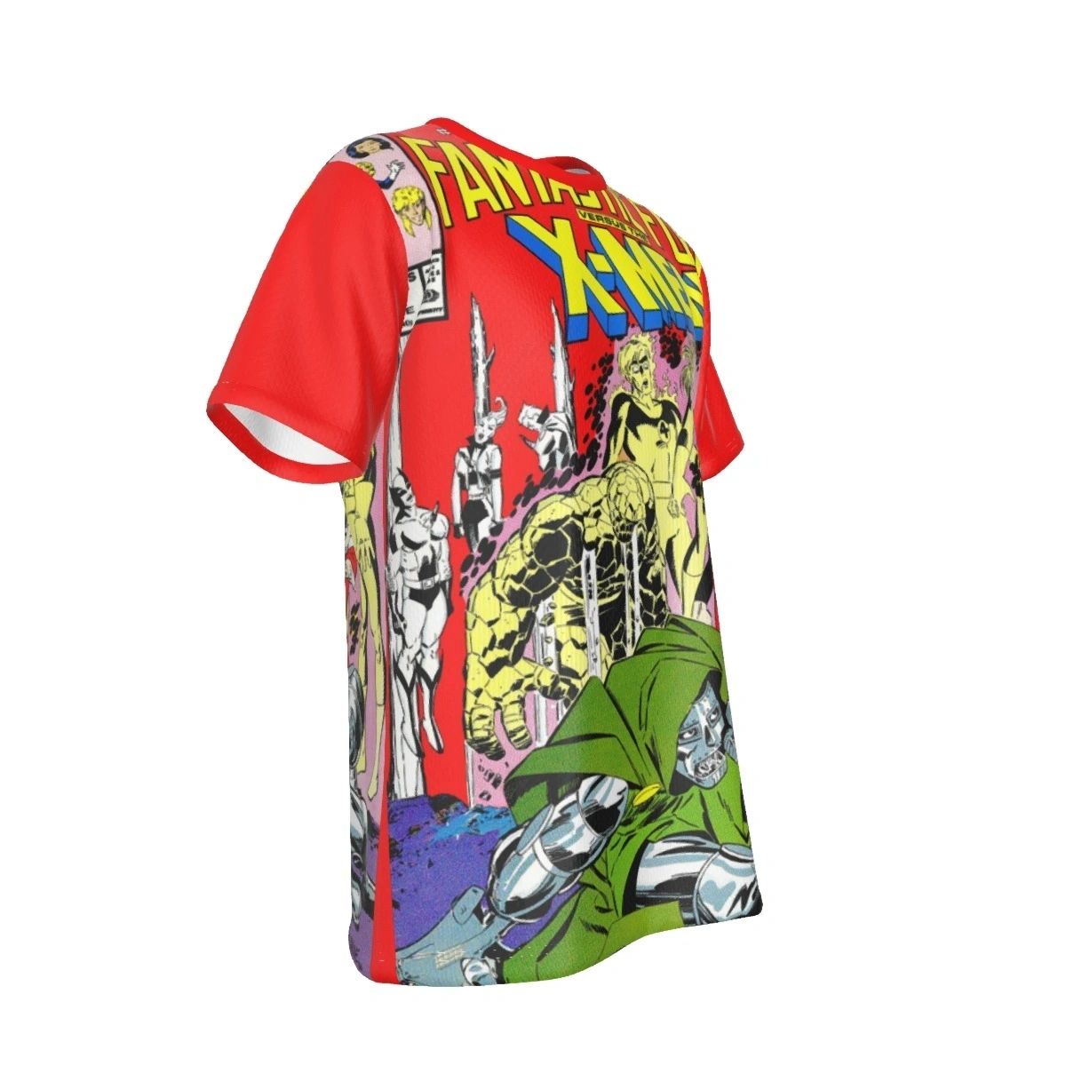 FANTASTIC FOUR VS XMEN 4 ALL OVER PRINT SHIRT AND TANK - SECRET SALE