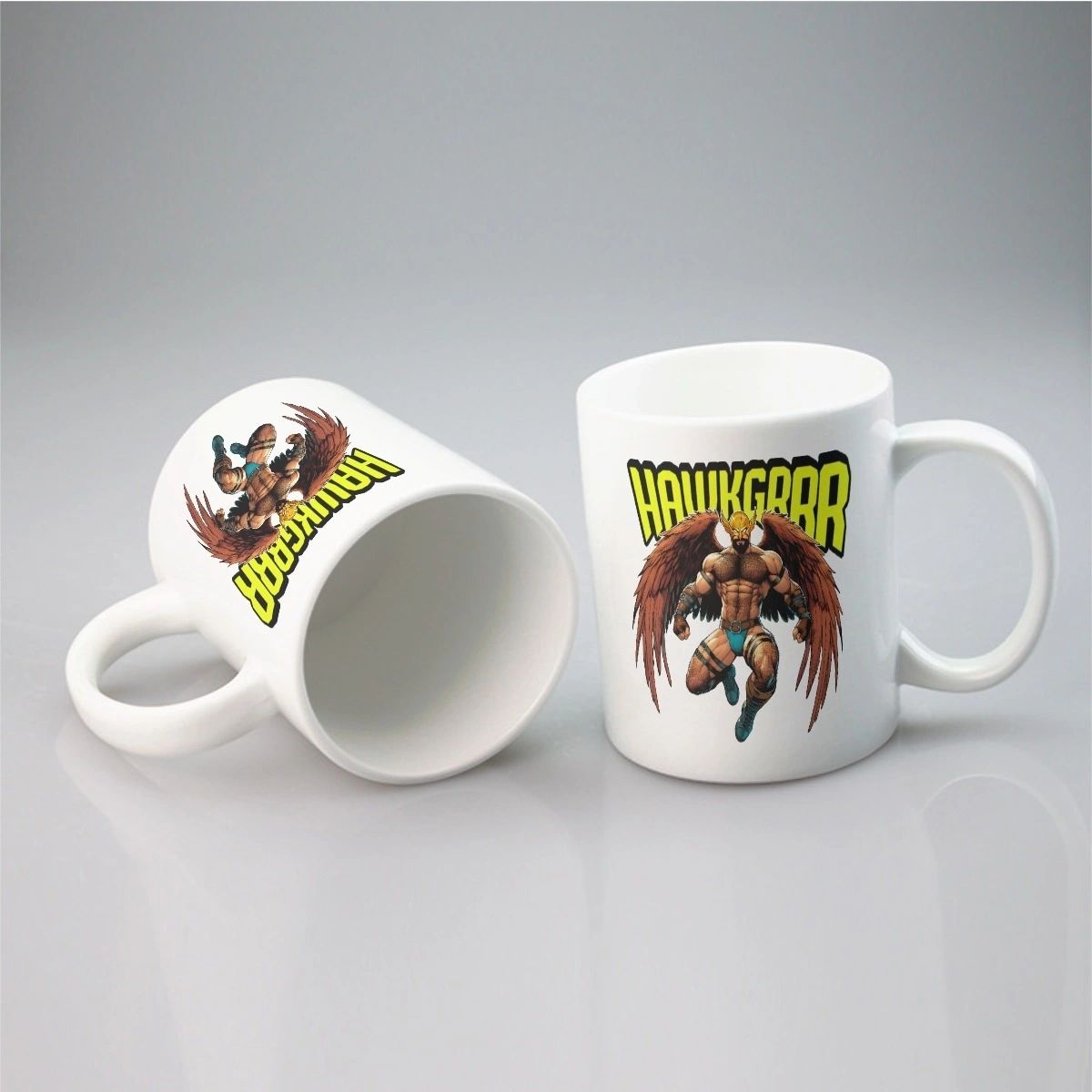 HAWK-GRRR COFFEE MUG -OF THE SUPERGRRRRs SERIES