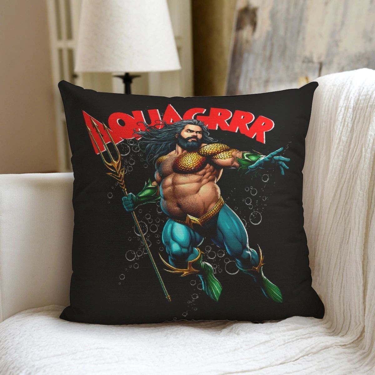 AQUA-GRRR Ready Pillow including pillow inserts (STUFFED)