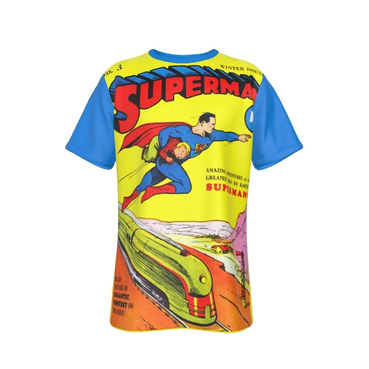 SUPERMAN 3 ALL OVER PRINT SHIRT AND TANK