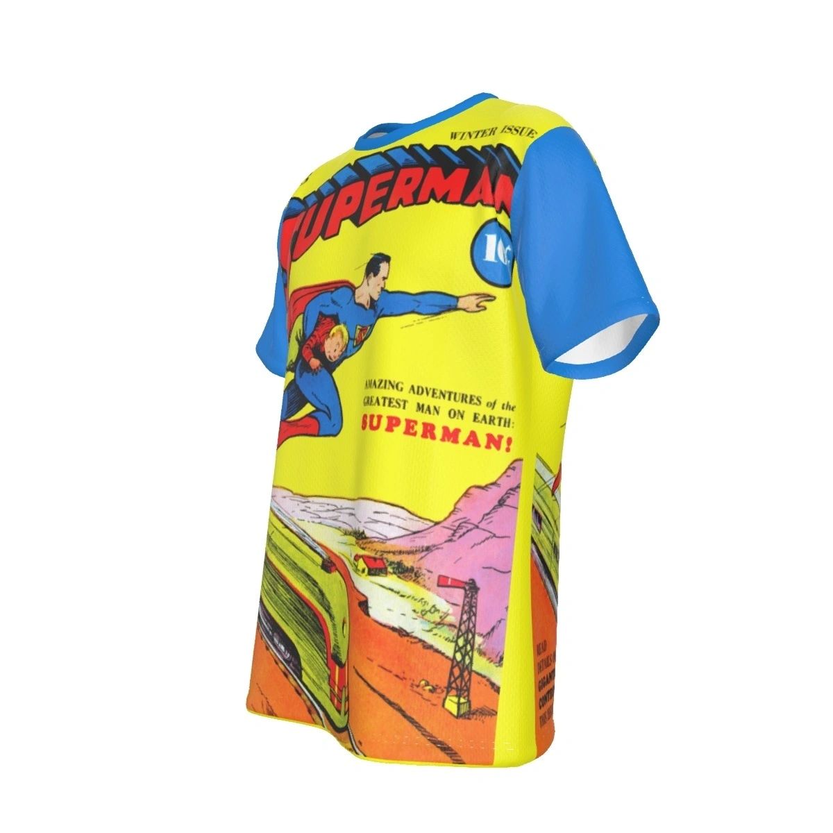 SUPERMAN 3 ALL OVER PRINT SHIRT AND TANK