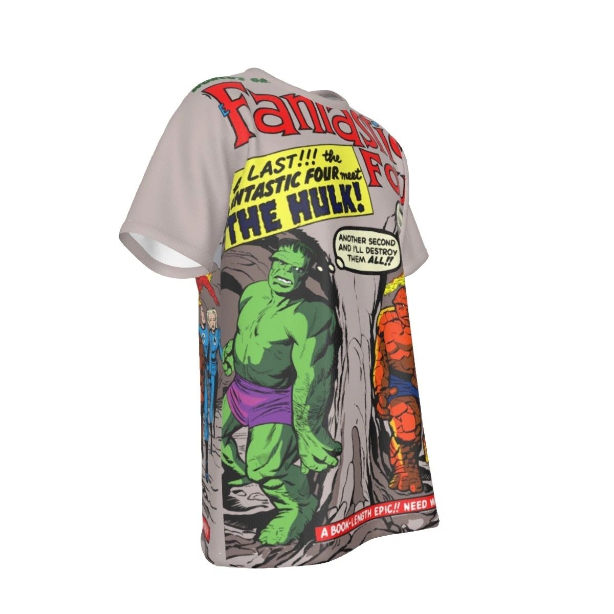 FANTASTIC FOUR 12 ALL OVER PRINT SHIRT AND TANK - SECRET SALE WITH HULK