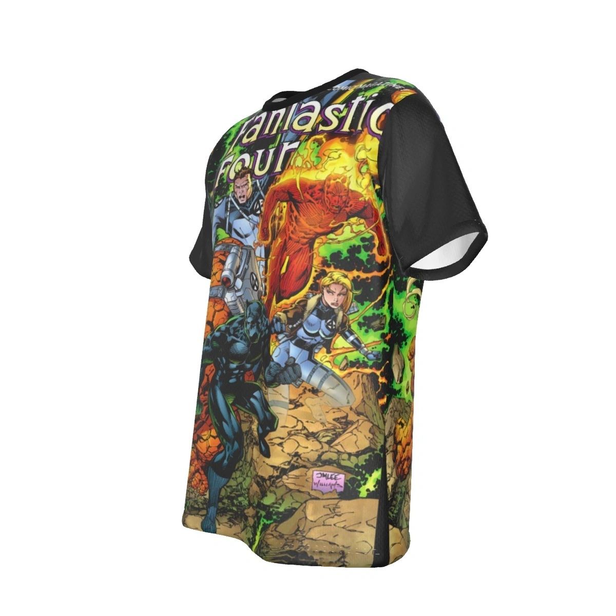 FANTASTIC FOUR V2 - 4 ALL OVER PRINT SHIRT AND TANK - SECRET SALE JIM LEE