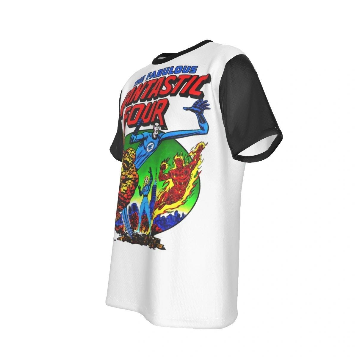 FANTASTIC FOUR ALL OVER PRINT SHIRT AND TANK