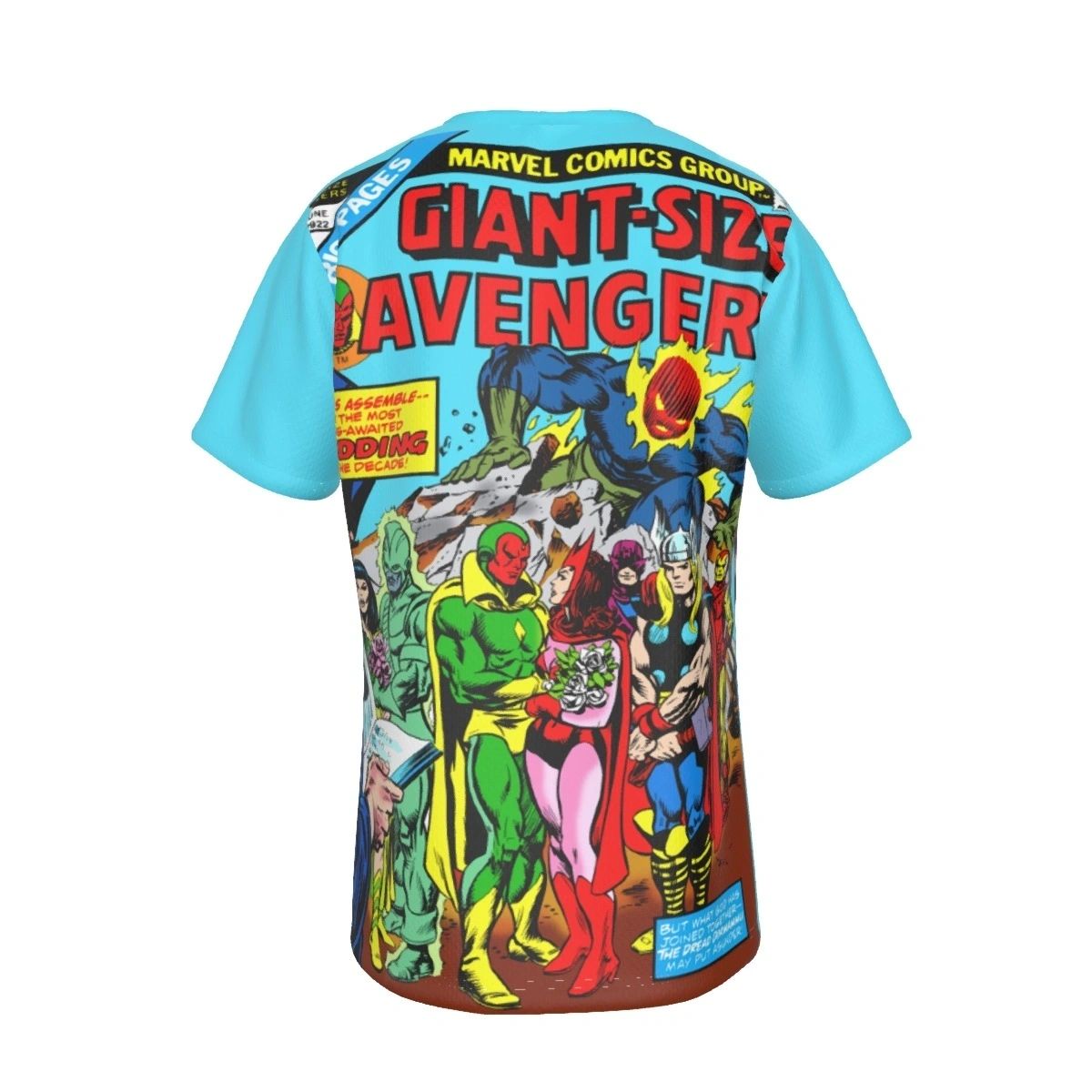 GIANT SIZED AVENGERS 4 COVER ALL OVER PRINT SHIRT AND TANK - VISION