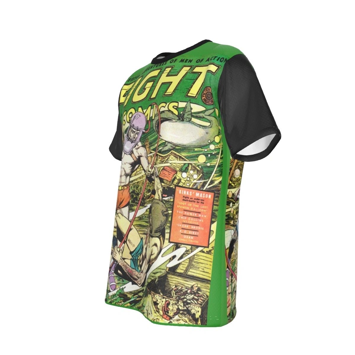 FIGHT COMICS ALL OVER PRINT SHIRT AND TANK - WITH KINKS MASON