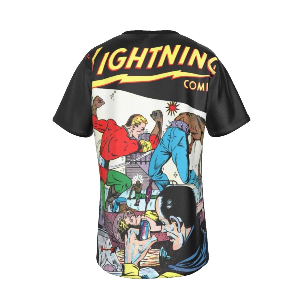 LIGHTNING COMICS ALL OVER PRINT SHIRT AND TANK