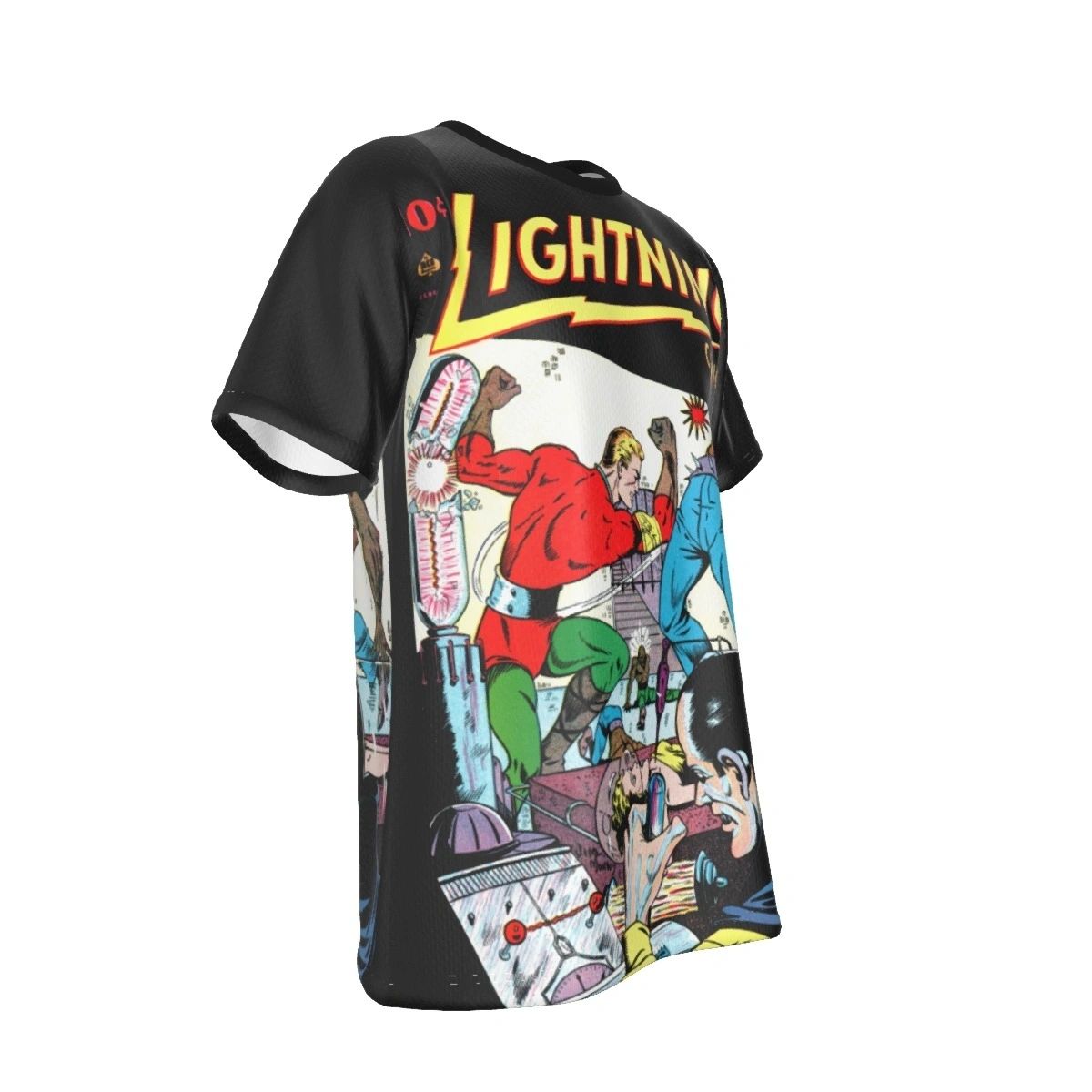 LIGHTNING COMICS ALL OVER PRINT SHIRT AND TANK