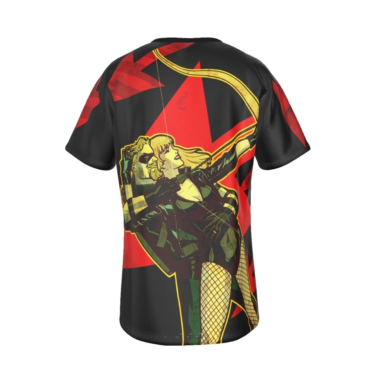 GREEN ARROW BLACK CANARY ALL OVER PRINT SHIRT AND TANK