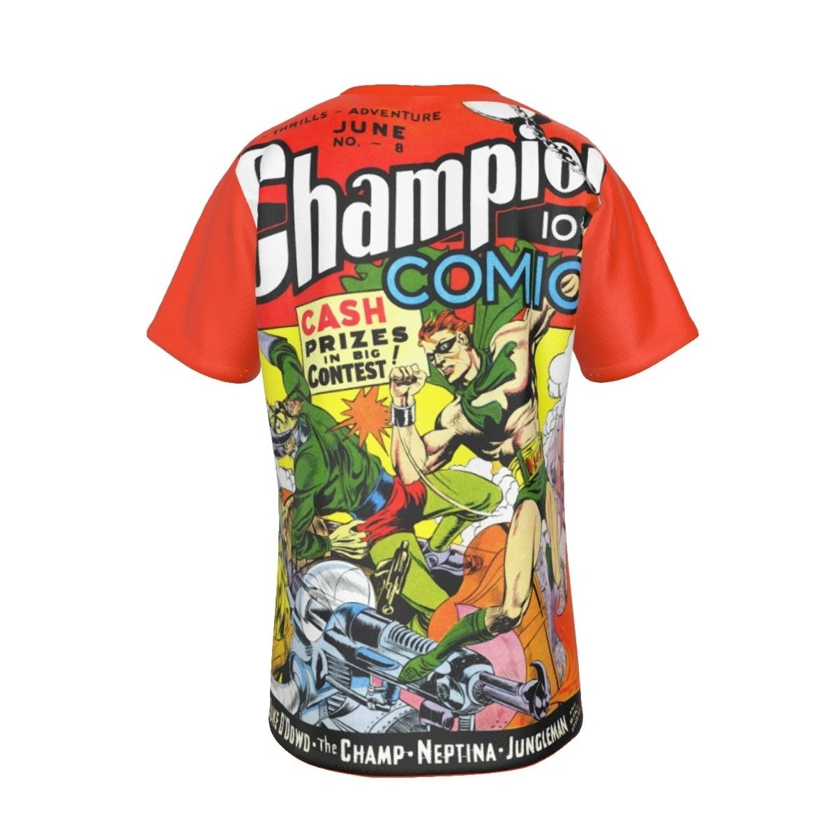 CHAMPIONS COMICS 8 ALL OVER PRINT SHIRT AND TANK