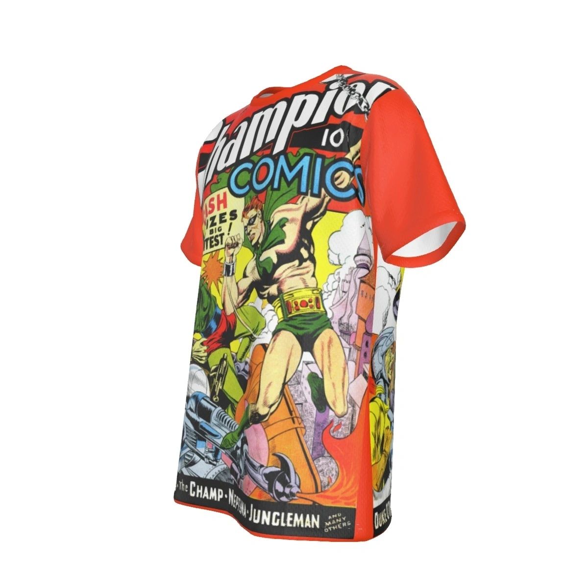 CHAMPIONS COMICS 8 ALL OVER PRINT SHIRT AND TANK