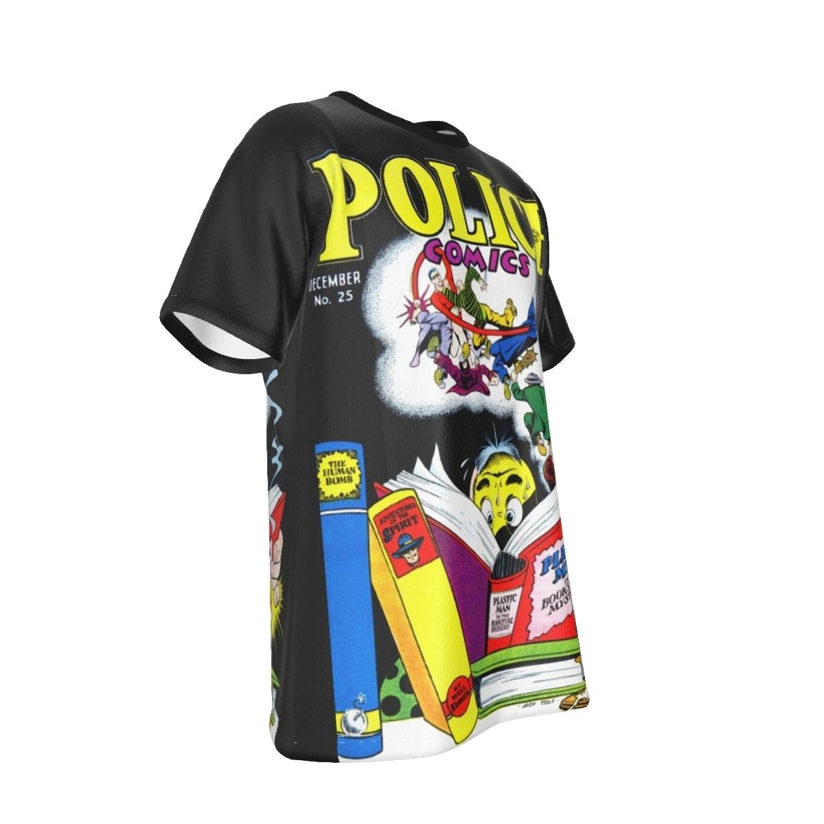 POLICE COMICS 25 ALL OVER PRINT SHIRT AND TANK - PLASTIC MAN