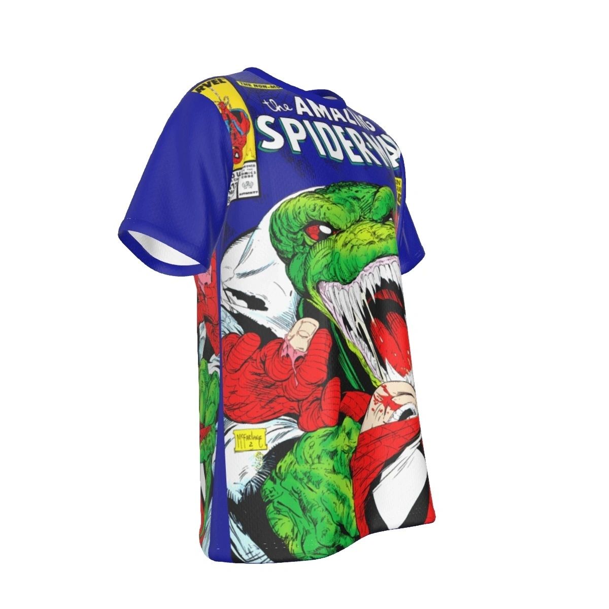SPIDERMAN 313 ALL OVER PRINT SHIRT AND TANK - LIZARD BY MCFARLANE