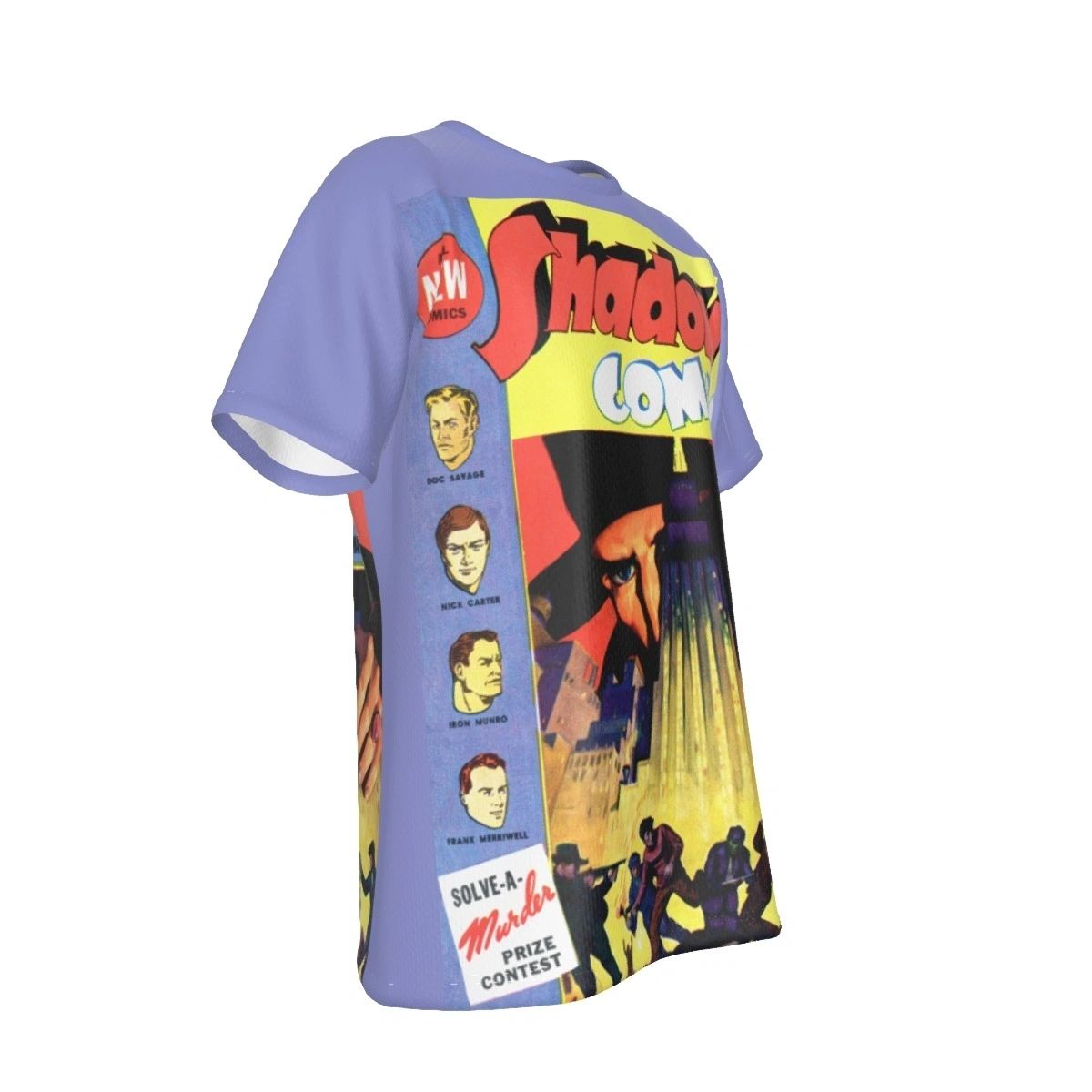 SHADOW COMICS ALL OVER PRINT SHIRT AND TANK