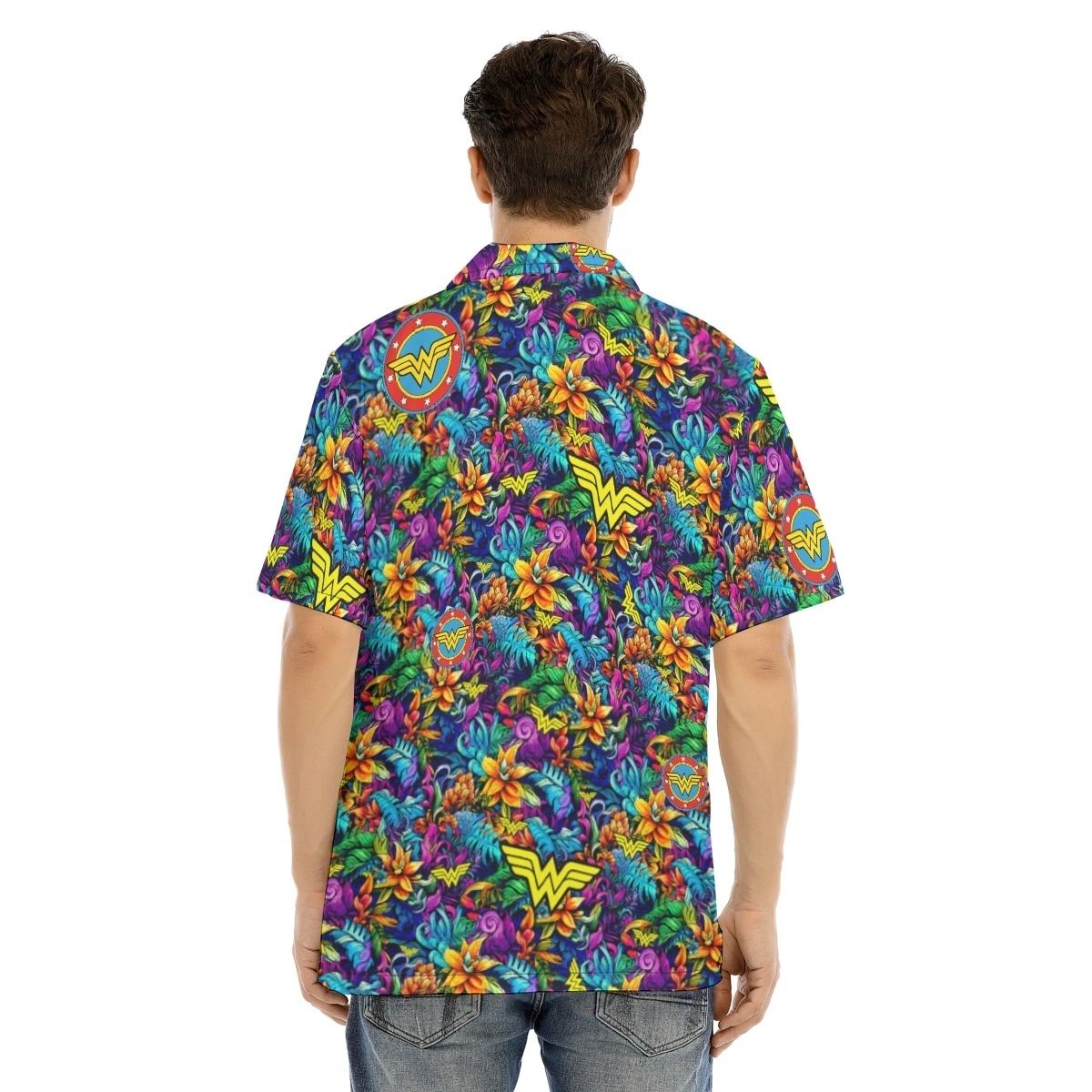 WONDER WOMAN HAWAIIAN SHIRT - ALL OVER PRINT