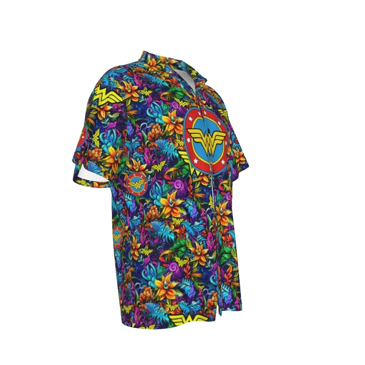 WONDER WOMAN HAWAIIAN SHIRT - ALL OVER PRINT