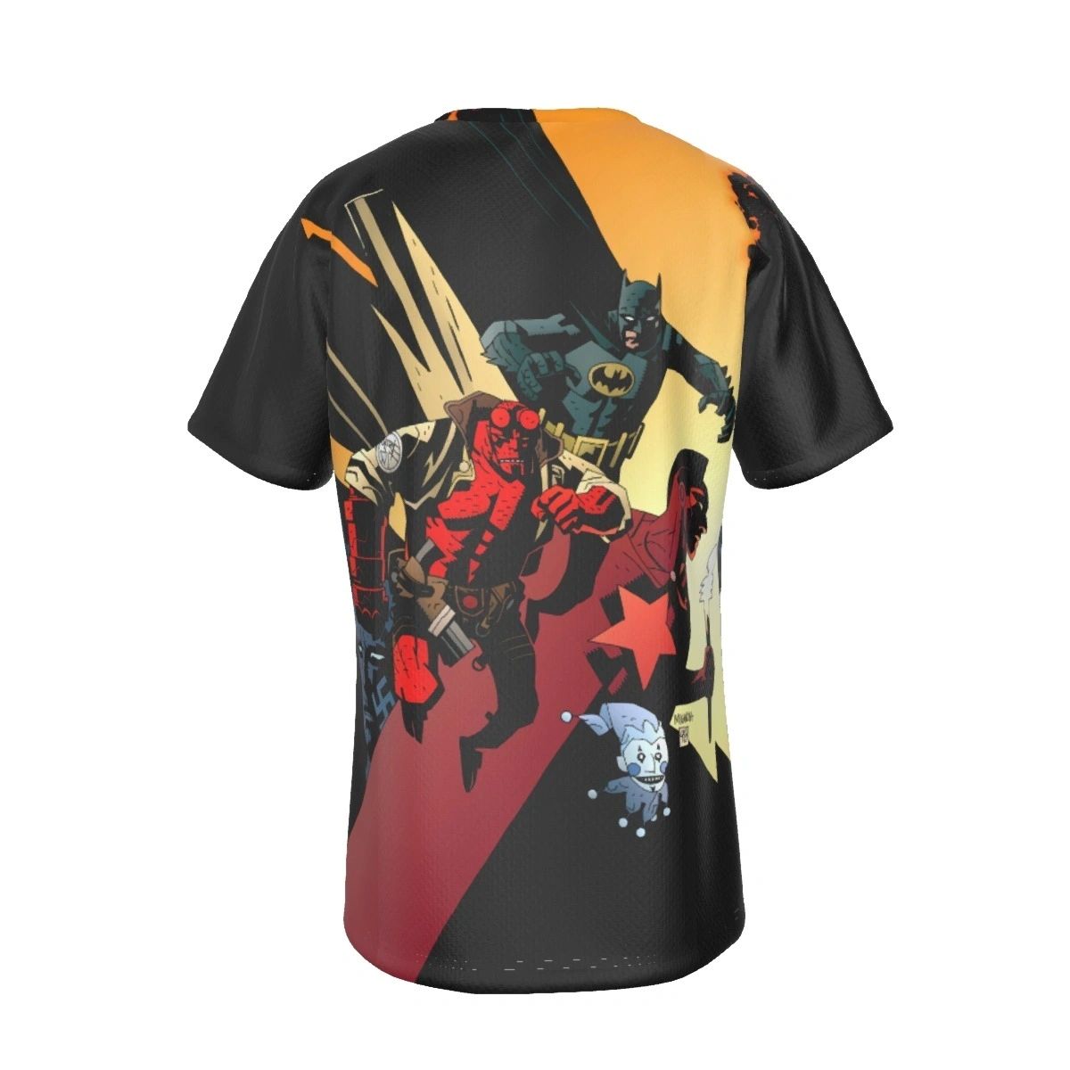 BATMAN HELLBOY STARMAN ALL OVER PRINT SHIRT AND TANK