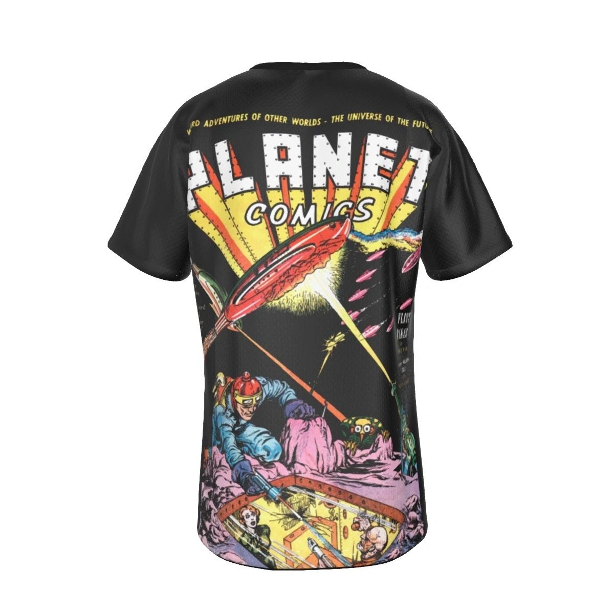 PLANET COMICS 3 ALL OVER PRINT SHIRT AND TANK