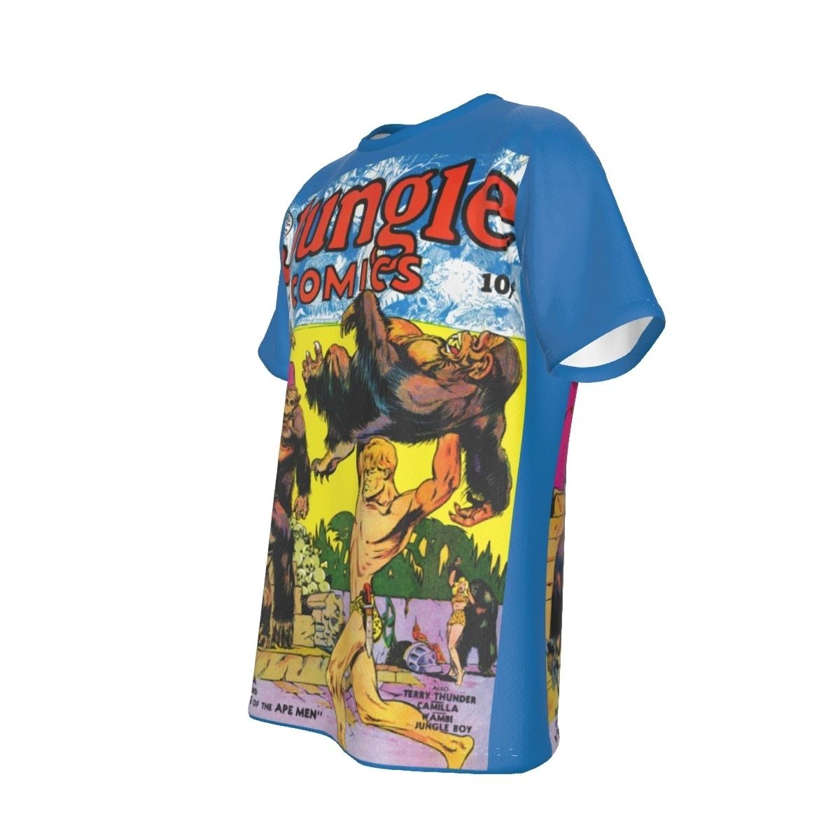 JUNGLE COMICS 5 ALL OVER PRINT SHIRT AND TANK