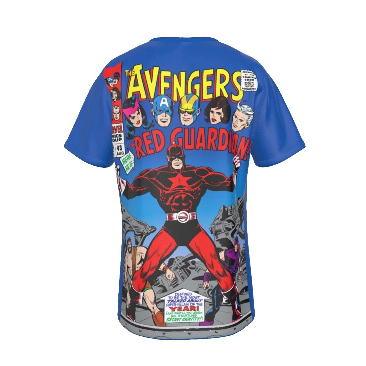 AVENGERS 43 ALL OVER PRINT SHIRT AND TANK - RED GAURDIAN
