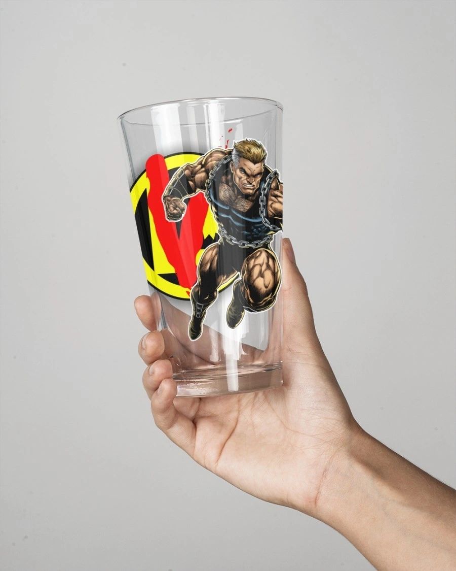 GRIMBOR THE CHAINSMAN PINT GLASS