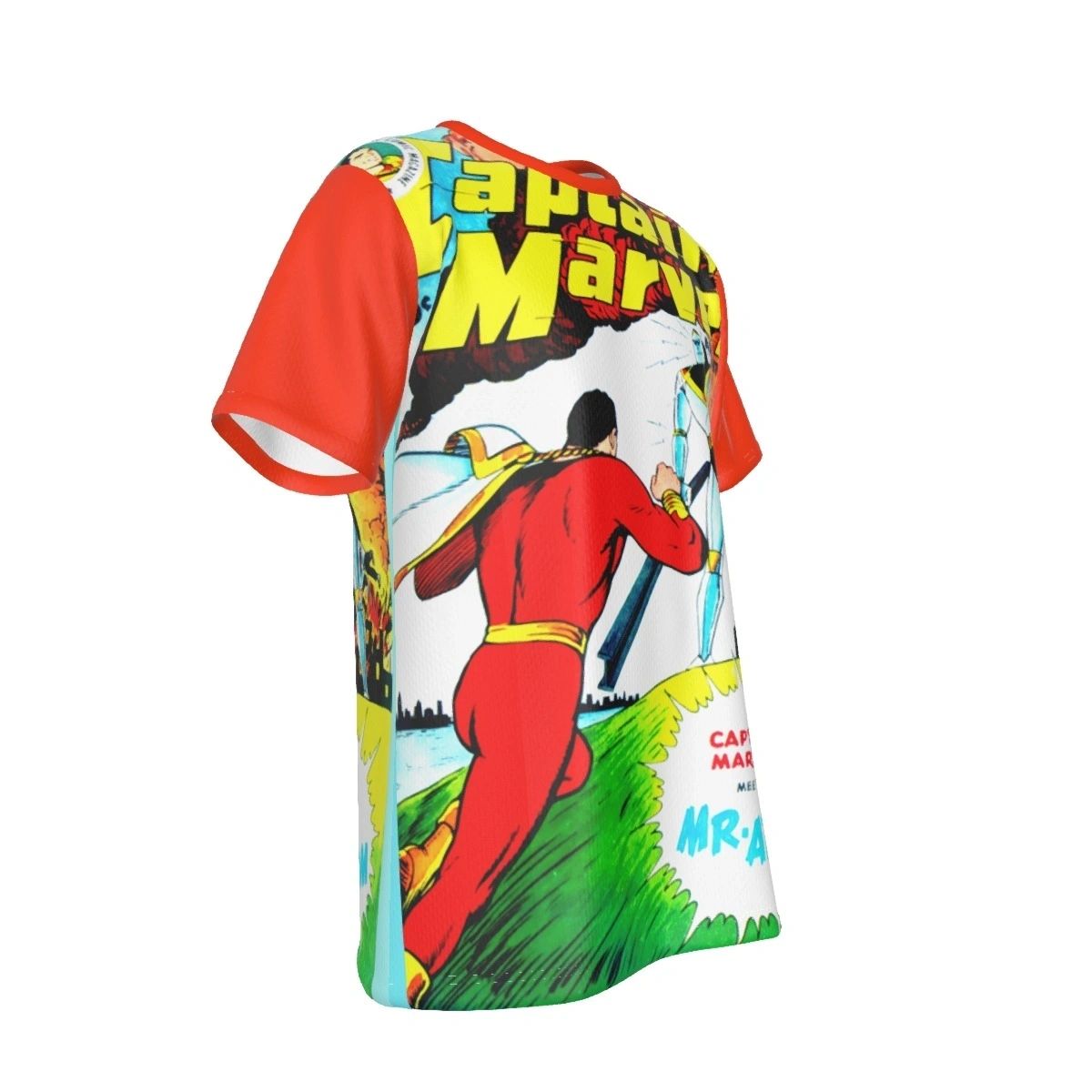 CAPTAIN MARVEL ADVENTURES 78 ALL OVER PRINT SHIRT AND TANK -OTO BINDER - MR ATOM
