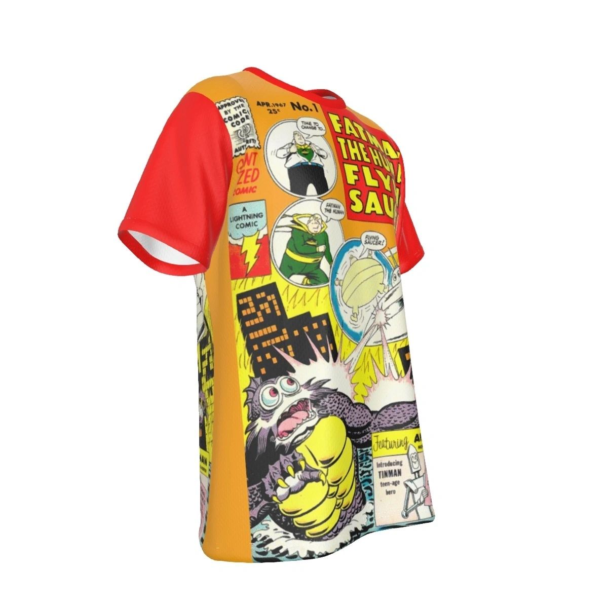 FATMAN THE HUMAN FLYING SAUCER 1 ALL OVER PRINT SHIRT AND TANK -OTO BINDER