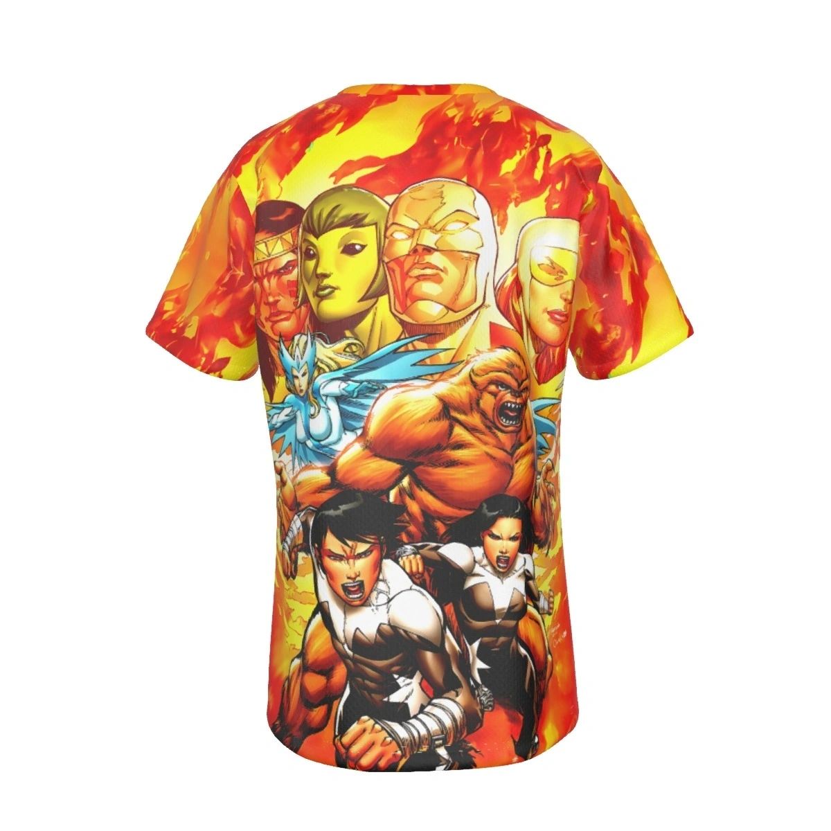 CLASSIC ALPHA FLIGHT CHAOS WAR ALL OVER PRINT SHIRT AND TANK