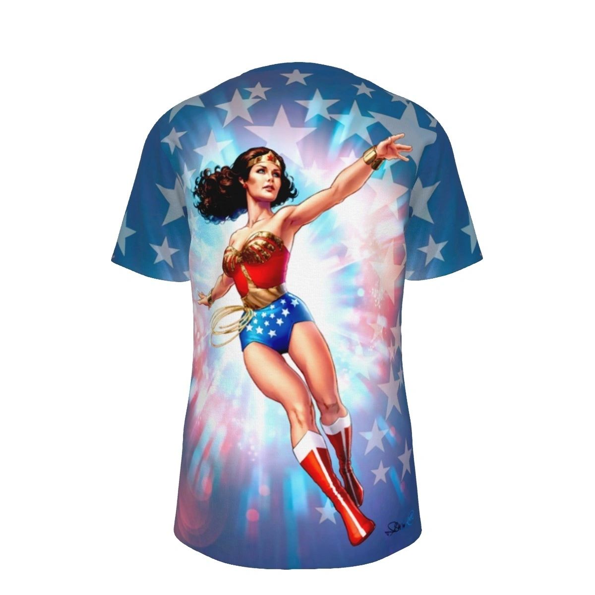 WONDER WOMAN WW77 ALL OVER PRINT SHIRT AND TANK