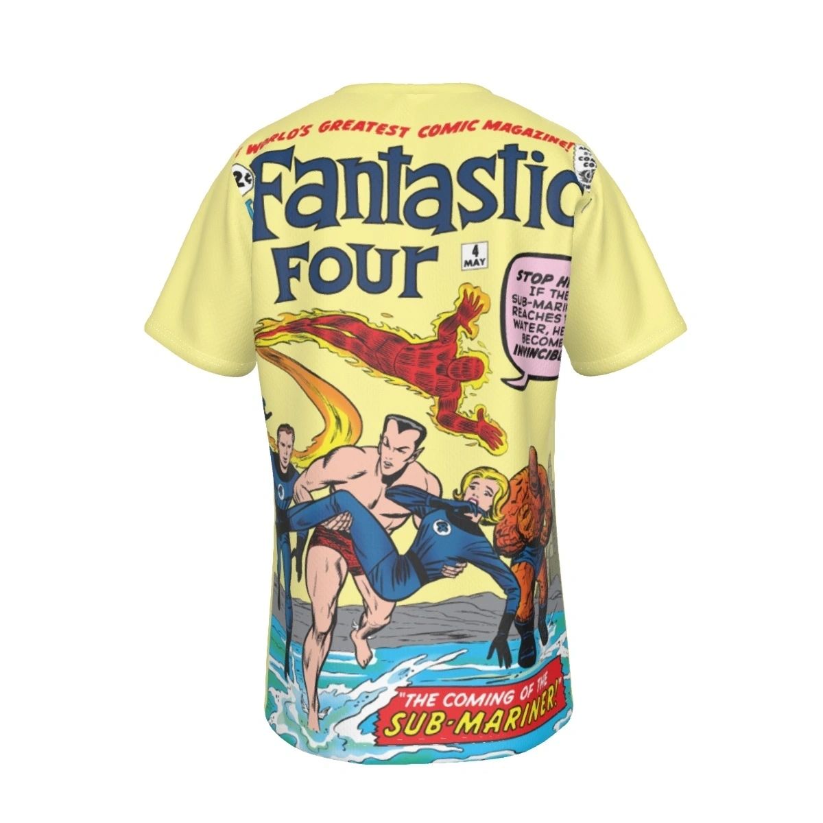 FANTASTIC FOUR 4 ALL OVER PRINT SHIRT AND TANK