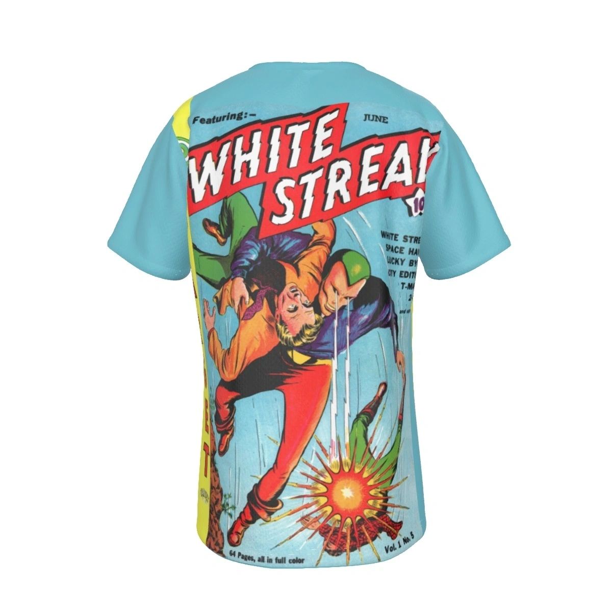 WHITE STREAK 5 ALL OVER PRINT SHIRT AND TANK