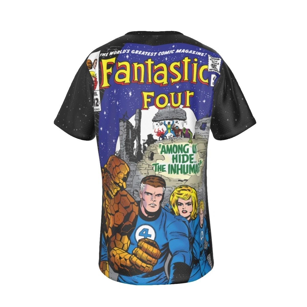 FANTASTIC FOUR 45 ALL OVER PRINT SHIRT AND TANK-XMEN -1ST INHUMANS